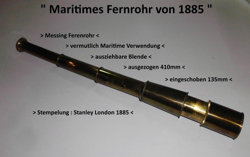 Maritimes fernrohr 1885 - ", "