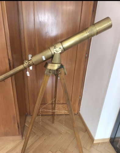Antikes messing fernrohr carl - messing,