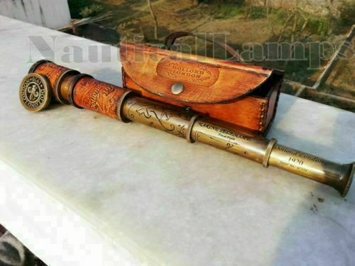 Antikes messing fernrohr - antikes,