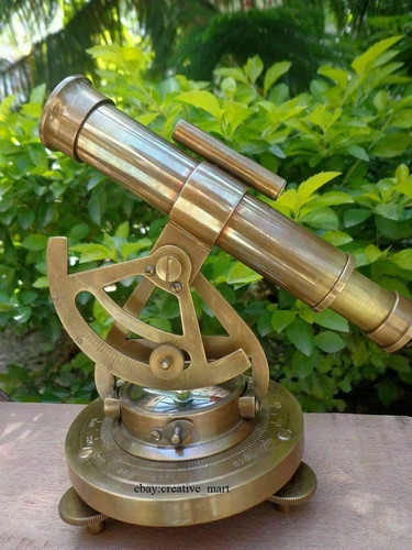 Vintage kompass messing - kompass,