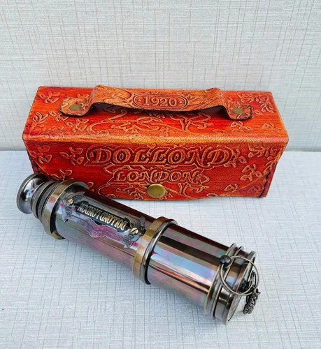 Vintage messing teleskop - vintage,