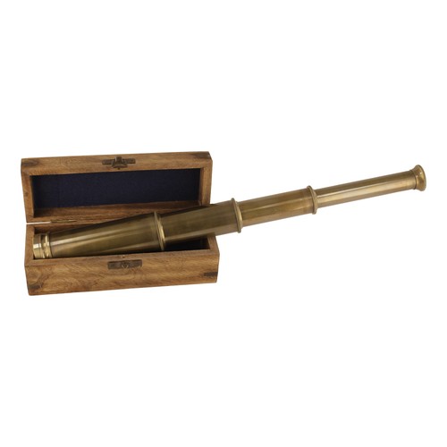 Teleskop aus messing holz - teleskop,