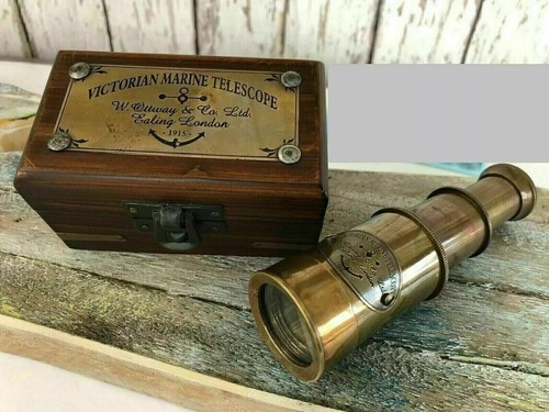 Maritimes teleskop antik - teleskop,